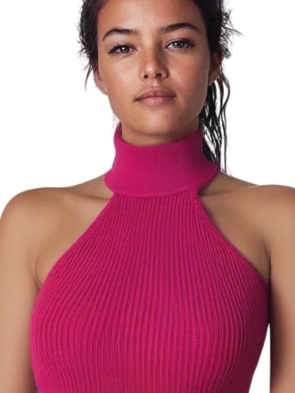 NWT $59 Guess Pink Knit Top XS